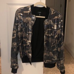 Aqua camo sequence jacket